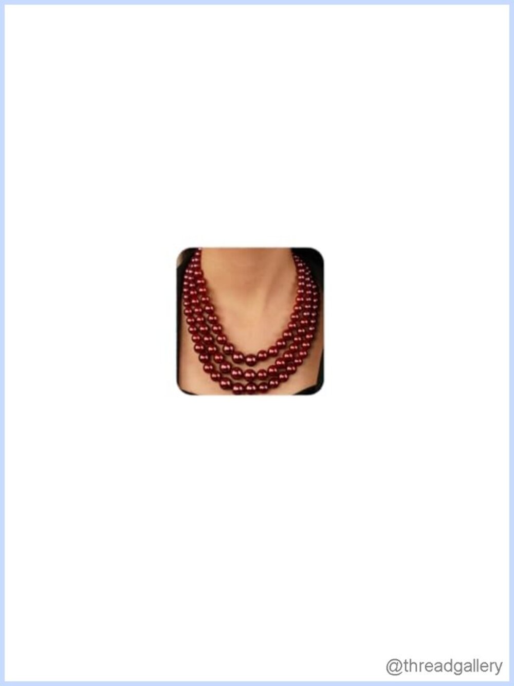 Faux Pearl Collar Choker Necklace Earrings Set Vintage Statement Multi Strand